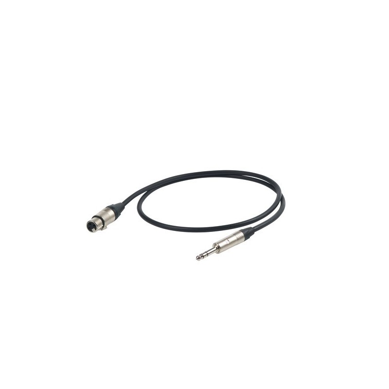 PROEL STAGE ESO245LU5 ESOTERIC Series kabel zbalansowany XLRf 3pin-Jack 6.3 stereo Neutrik, dł. 5m